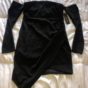 Off the Shoulder Little Black Dress